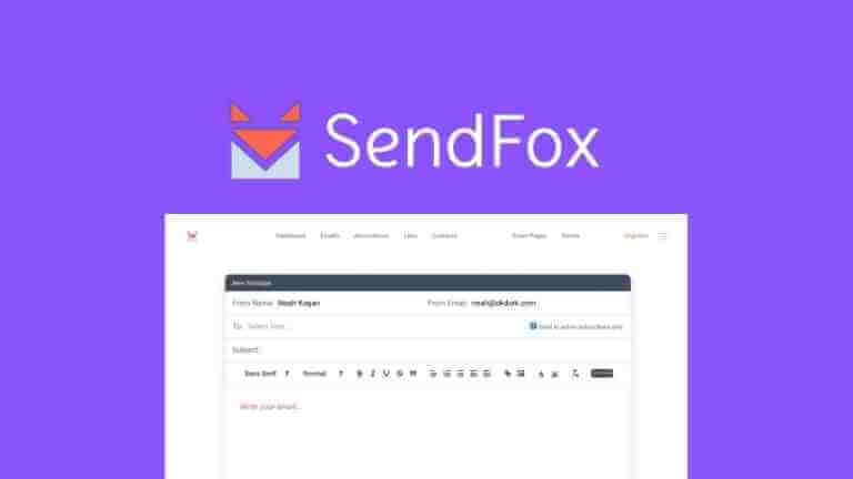 SendFox lifetime deal