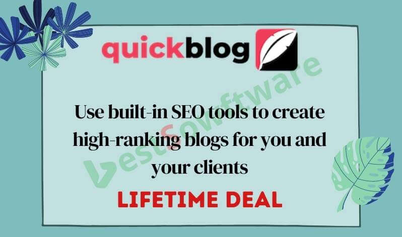 Quickblog appsumo lifetime deal