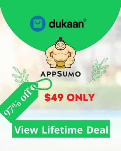 Dukaan lifetime deal 