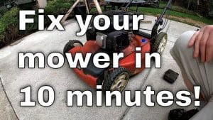 Bad Gas in Lawn Mower How to Fix