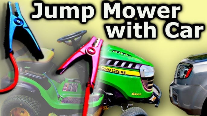 Can I Jump My Lawn Mower With My Car