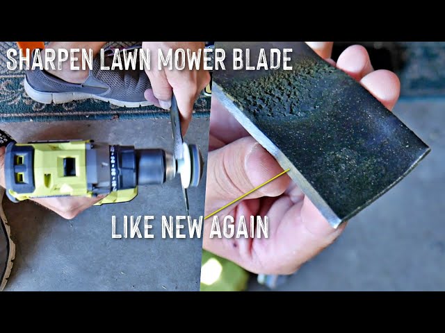 How to Sharpen Ryobi Lawn Mower Blades