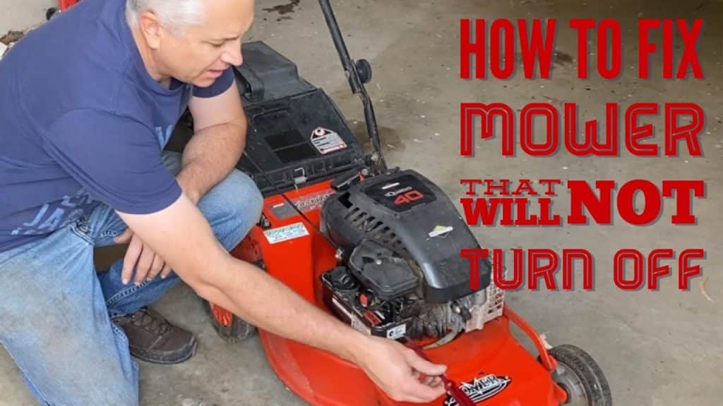 How to Stop a Lawn Mower That Won'T Turn off