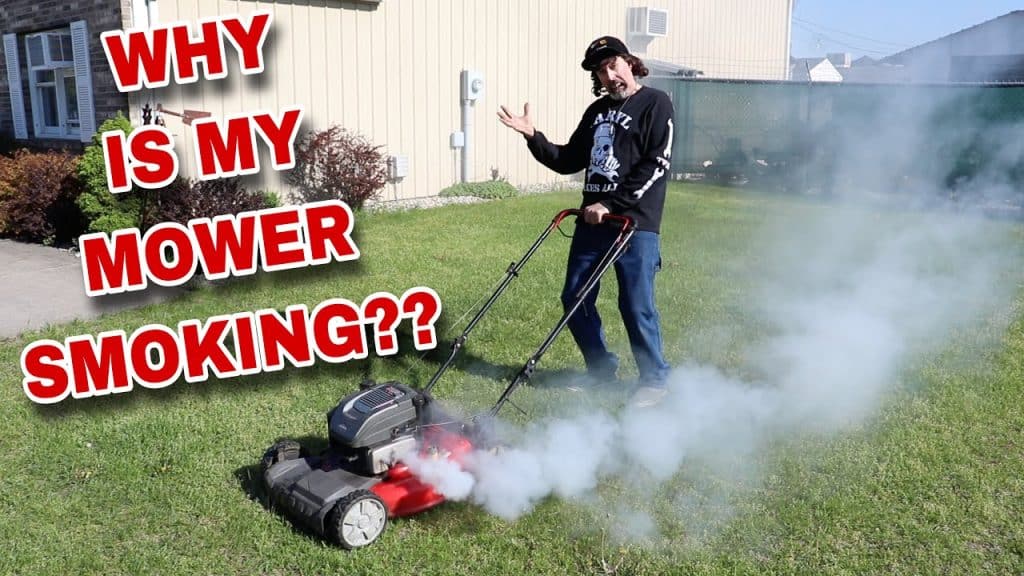 Why is My Lawn Mower Blowing White Smoke