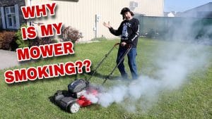 Why is My Lawn Mower Blowing White Smoke