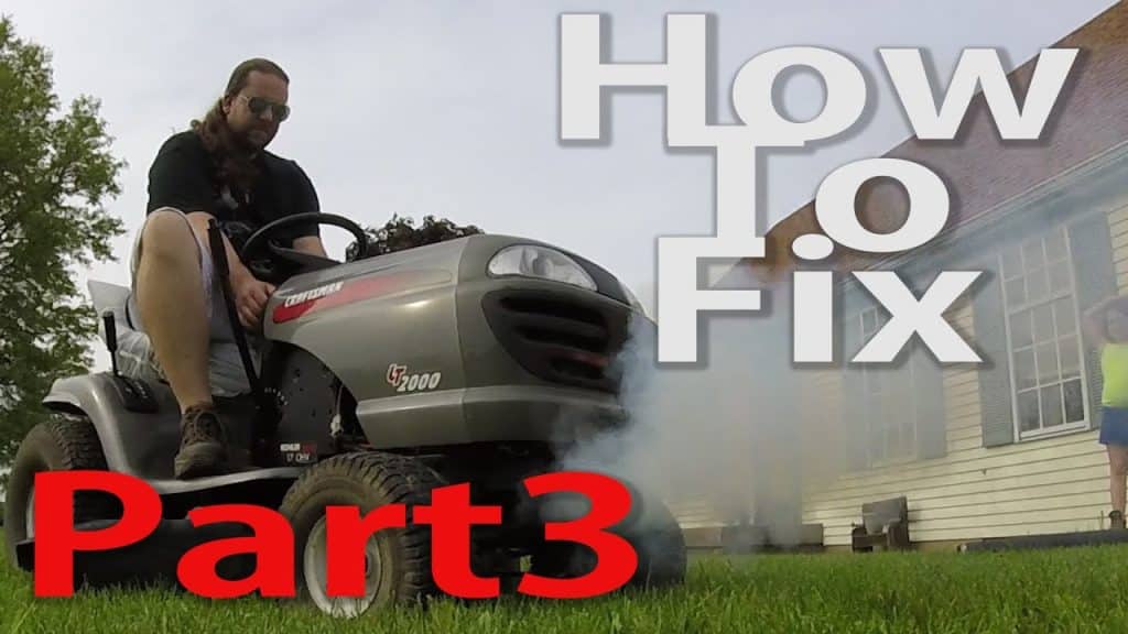 Why is My Riding Lawn Mower Smoking