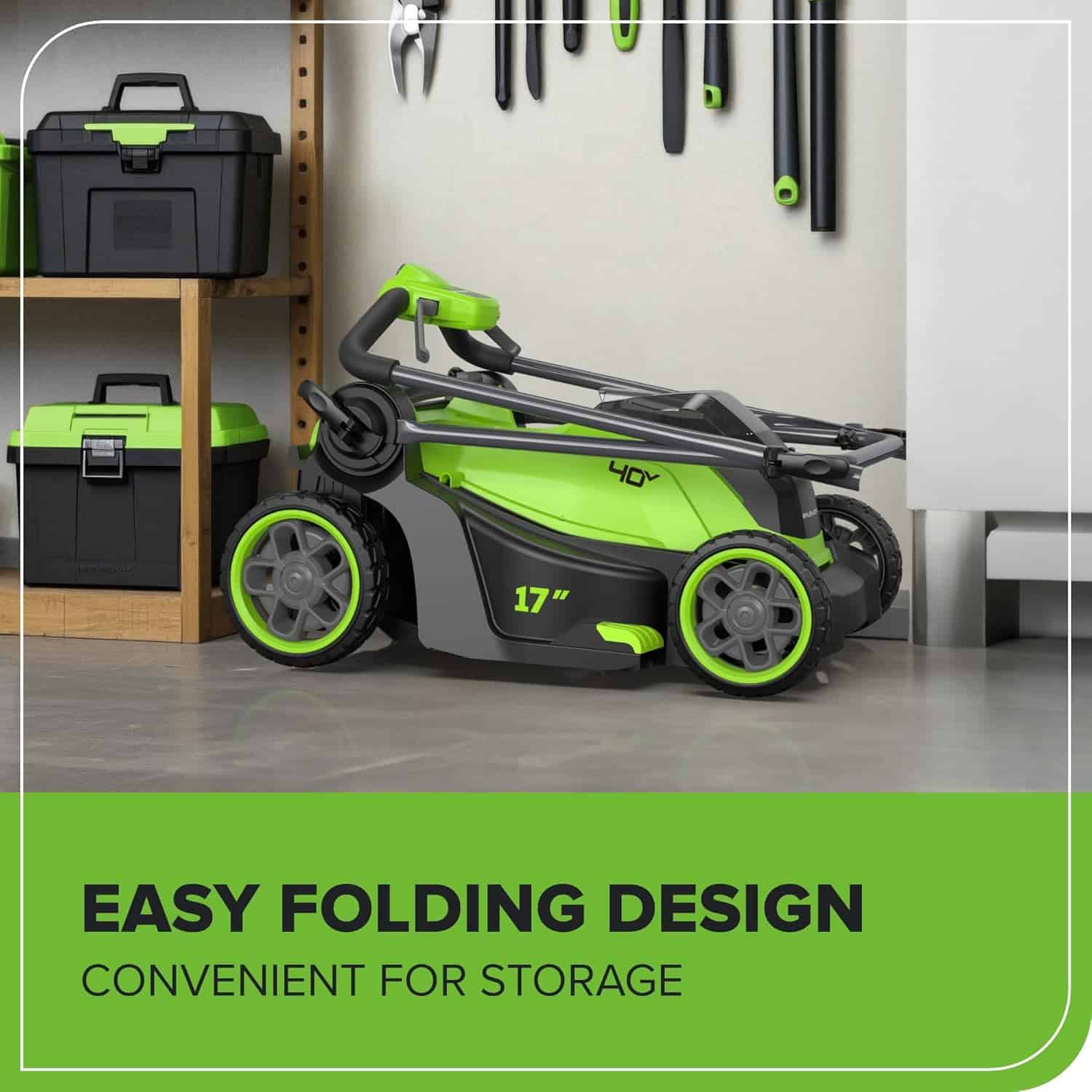 Greenworks 40V 17”​ Brushless Cordless Lawn Mower