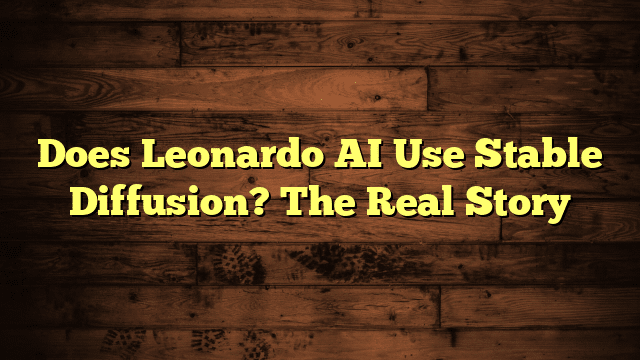 Does Leonardo AI Use Stable Diffusion? The Real Story