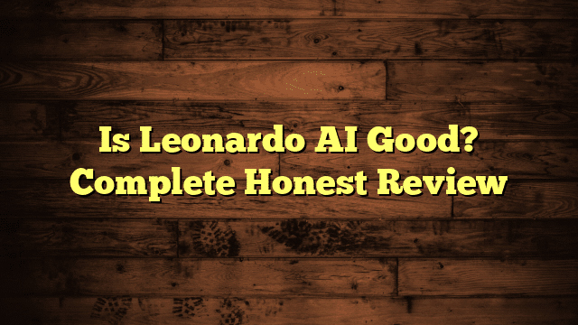 Is Leonardo AI Good? Complete Honest Review
