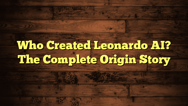 Who Created Leonardo AI? The Complete Origin Story