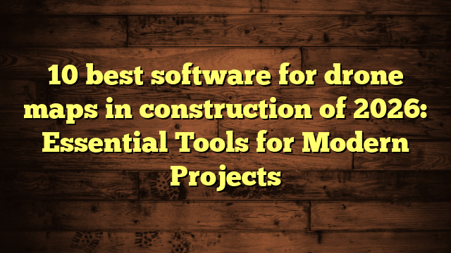 10 Best Software For Drone Maps In Of 2026 Essential 10 Best Software For Drone Maps In Of 2026 Essential Tools For Modern Projects 