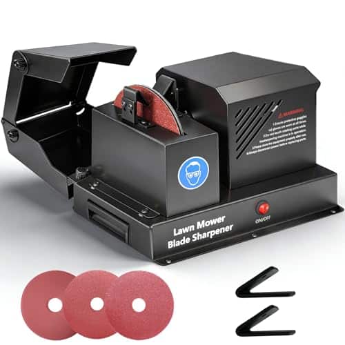 best lawn mower blade sharpening machine