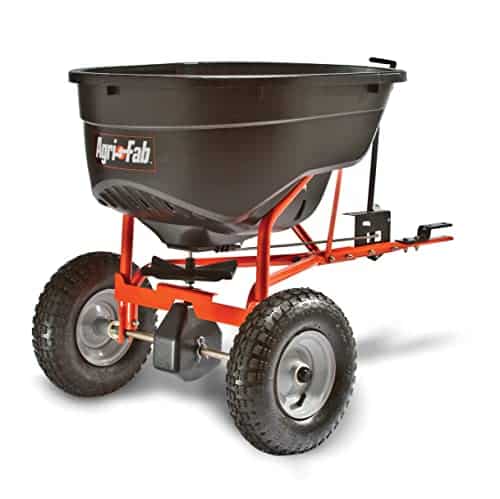 best fertilizer spreader for riding lawn mower