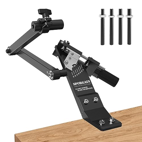 best angle for lawn mower blades