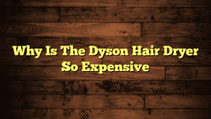 Why Is The Dyson Hair Dryer So Expensive